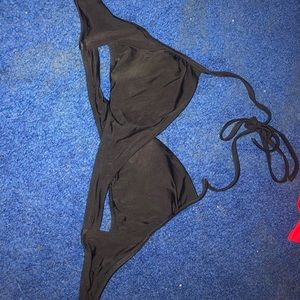 my fav bikini top VS pink cross black bikini top